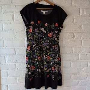 LC Lauren Conrad Charcoal and Black Dress